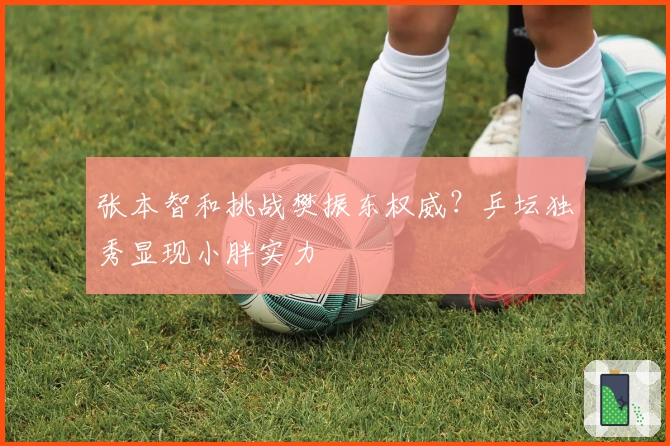 张本智和挑战樊振东权威?乒坛独秀显现小胖实力